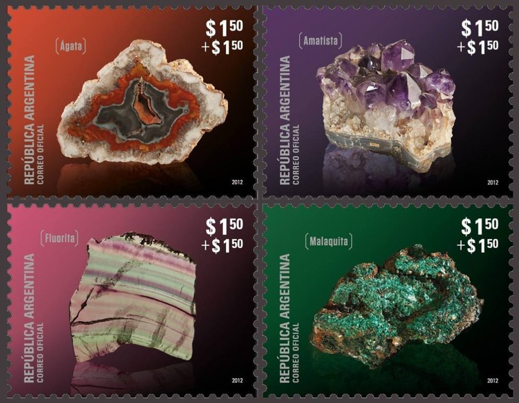 Agate, Amethyst, Fluorite, Malachite